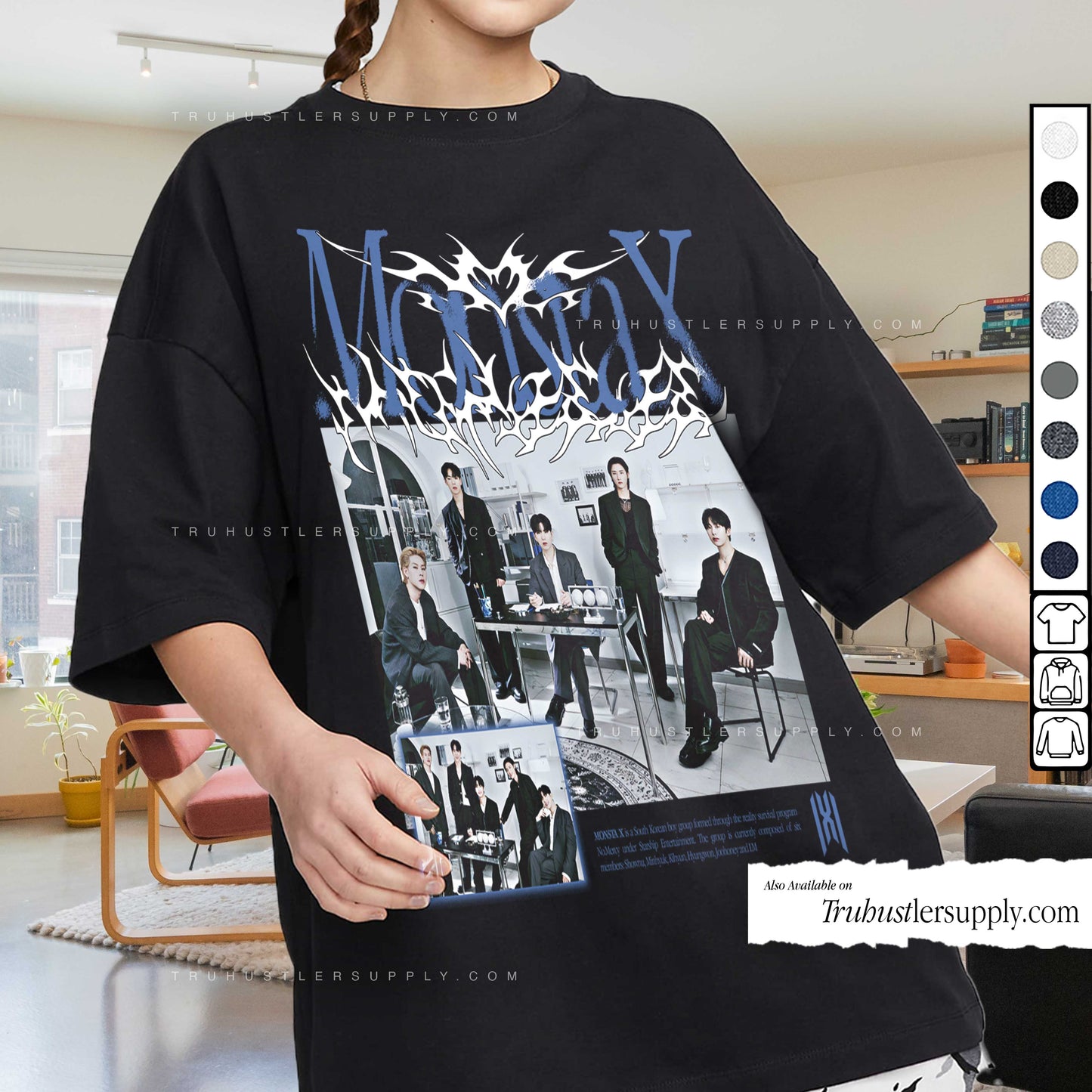 Monsta X Y2K Graphic T Shirt