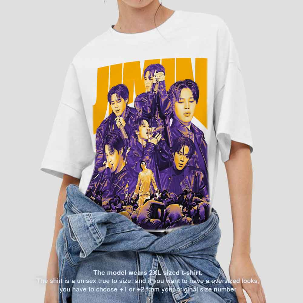 Vintage Jimin Aesthetic Graphic Tshirt