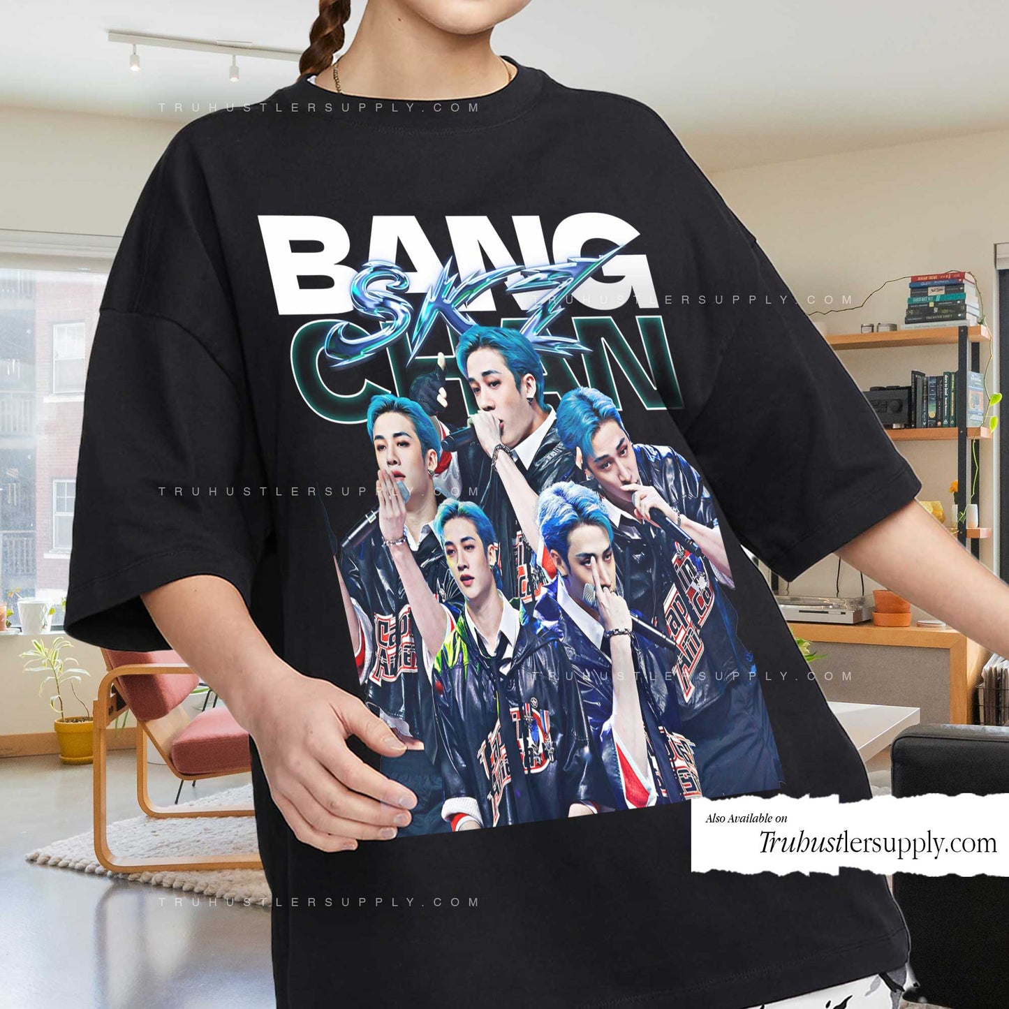 Bang Chan SKZ Bootleg Graphic T-Shirt