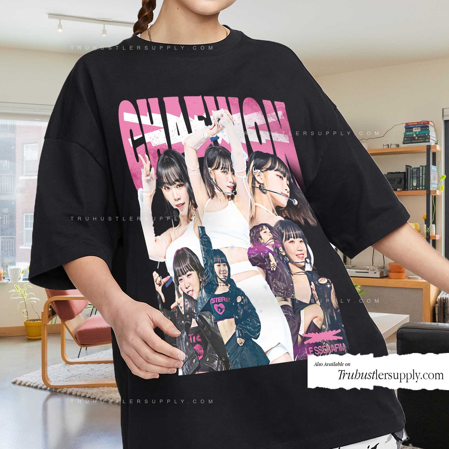 Chaewon Le Sserafim Bootleg Graphic T-Shirt