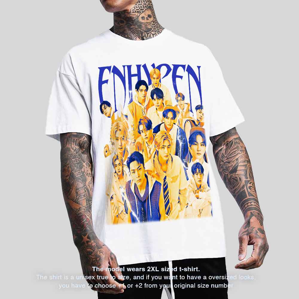 Vintage Enhypen Aesthetic Graphic Tshirt