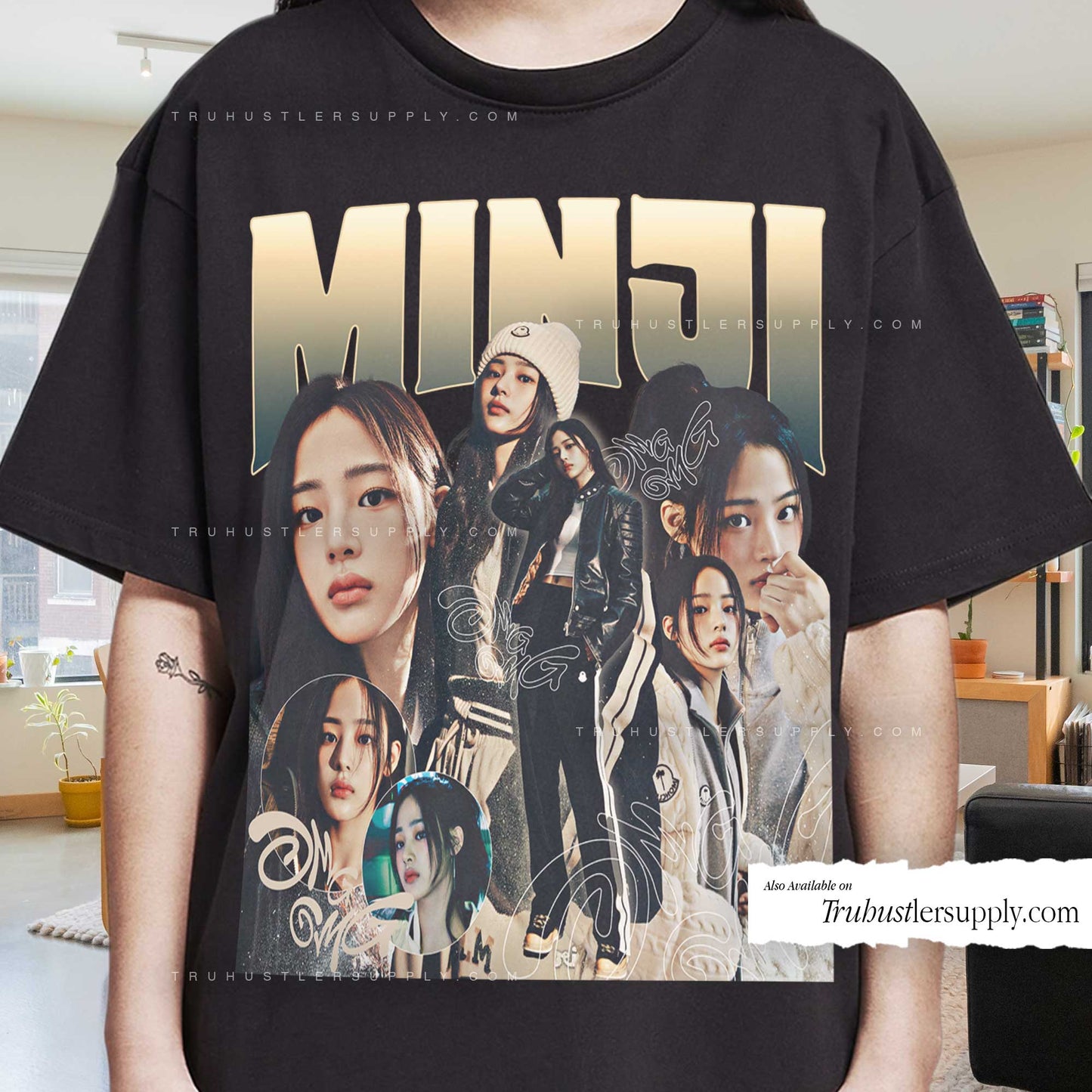 Minji NewJeans Graphic T Shirt