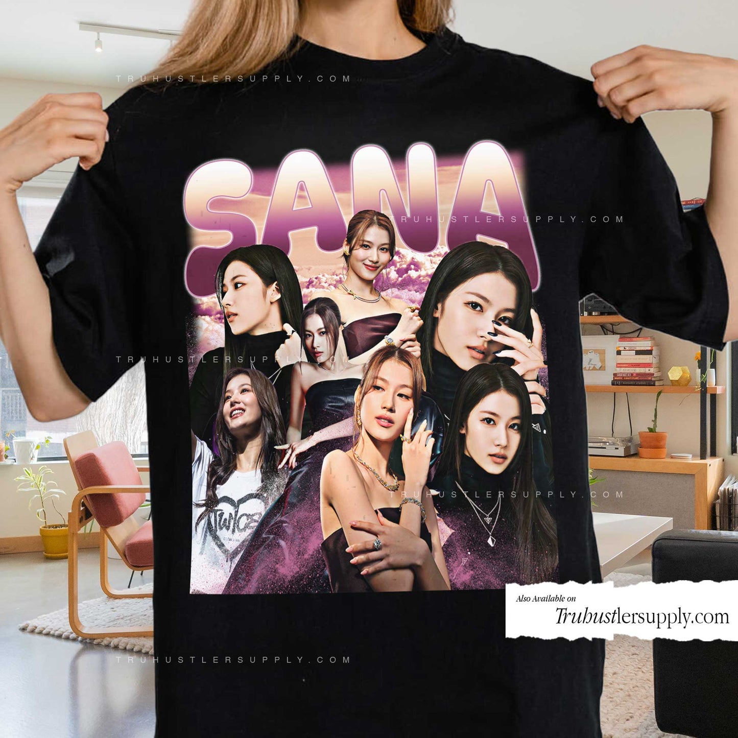 Sana Twice Bootleg Graphic T Shirt