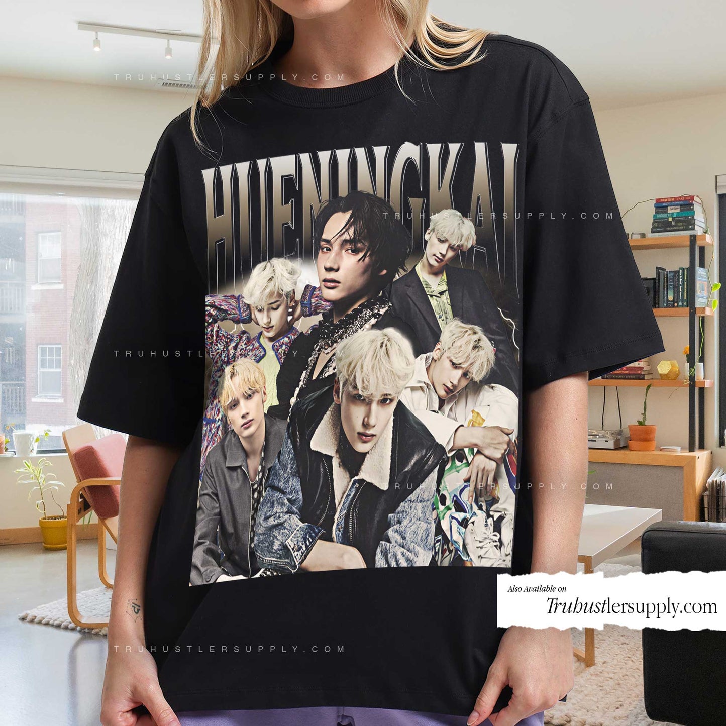 Hueningkai TXT Bootleg Graphic T Shirt