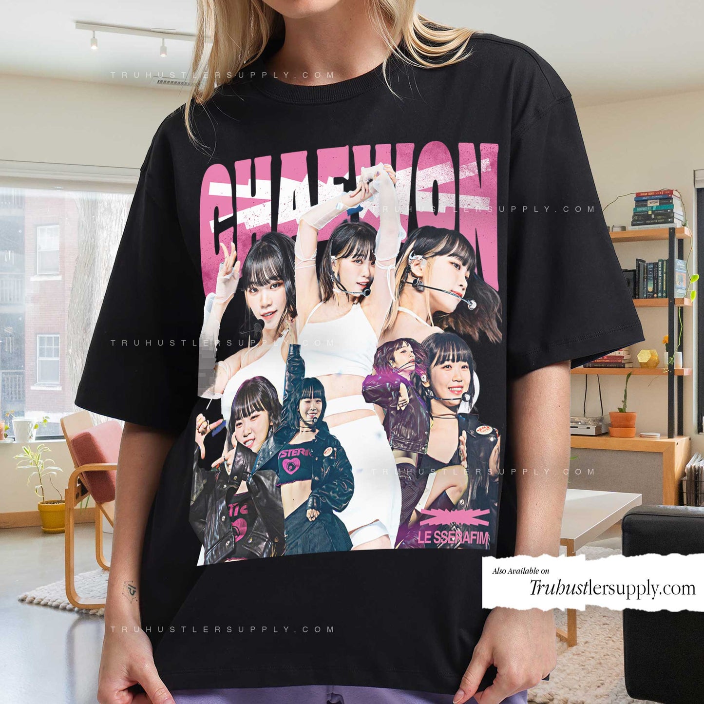 Chaewon Le Sserafim Bootleg Graphic T-Shirt