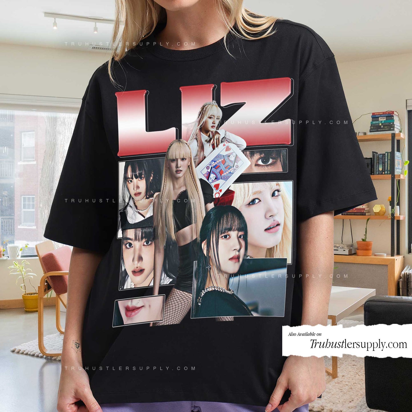 Liz IVE Bootleg Graphic T-Shirt