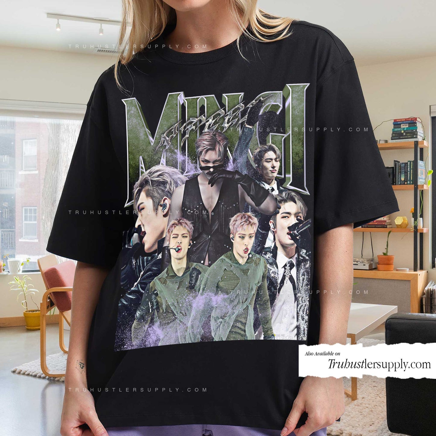 Mingi Ateez Bootleg Graphic T-Shirt