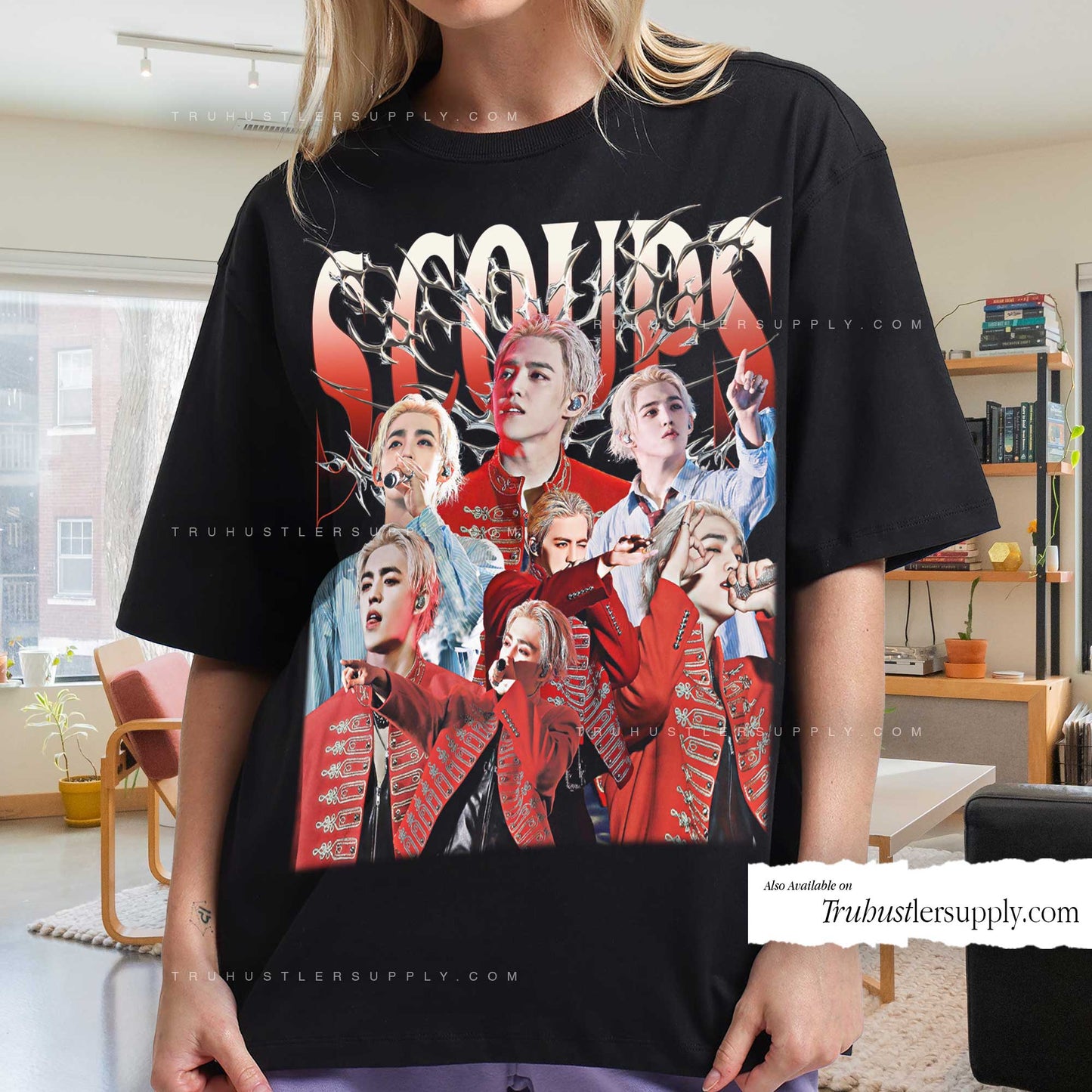 S.Coups Seventeen Bootleg Graphic T Shirt