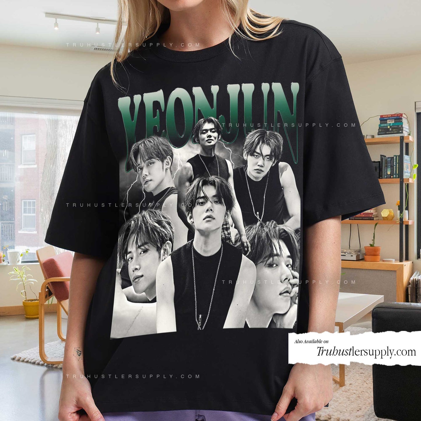 Yeonjun TXT Bootleg Graphic T Shirt