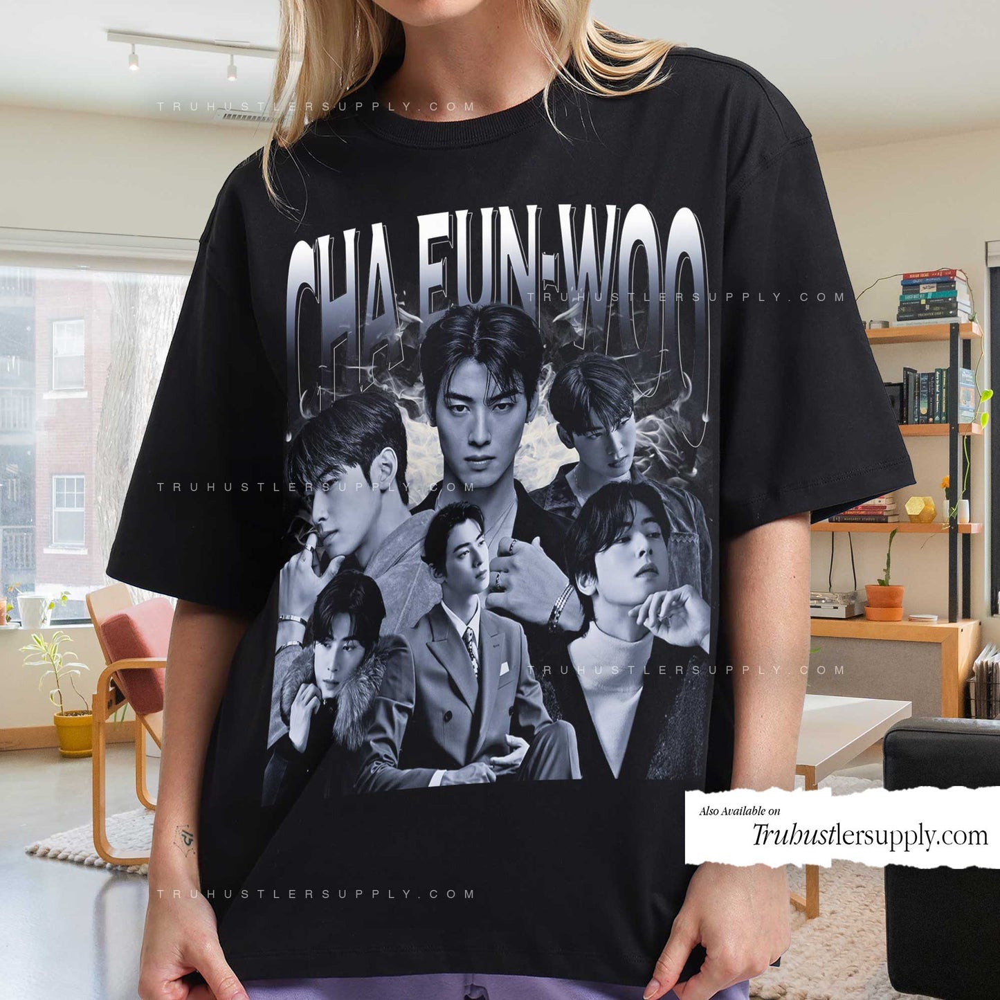 Cha Eun-Woo Astro Bootleg Graphic T-Shirt
