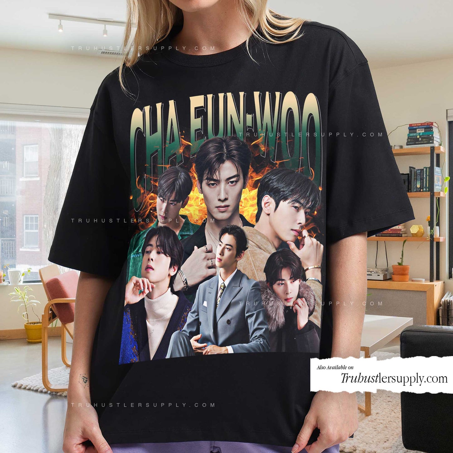 Cha Eun-Woo Astro Bootleg Graphic T-Shirt