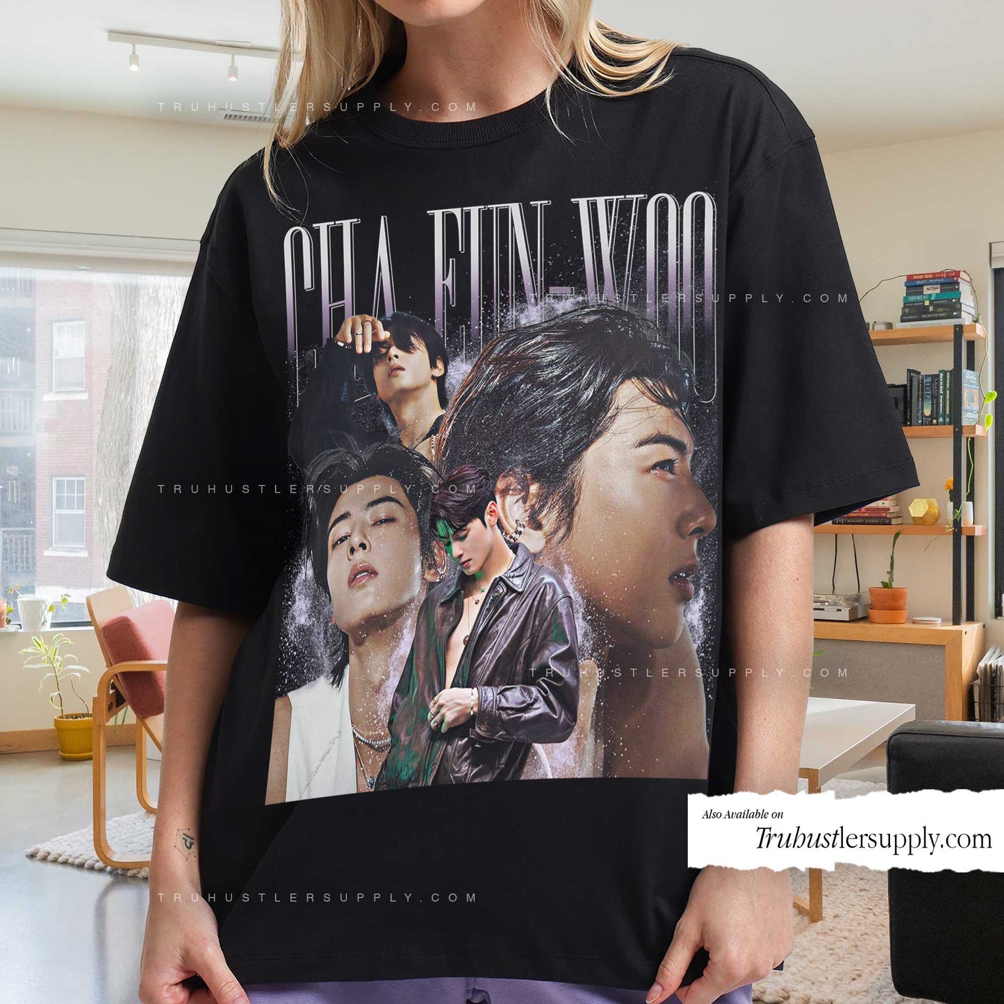 Cha Eun-Woo Astro Bootleg Graphic T-Shirt