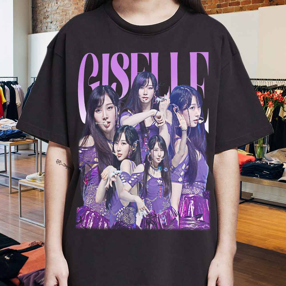 Vintage AESPA Giselle Graphic T-shirt