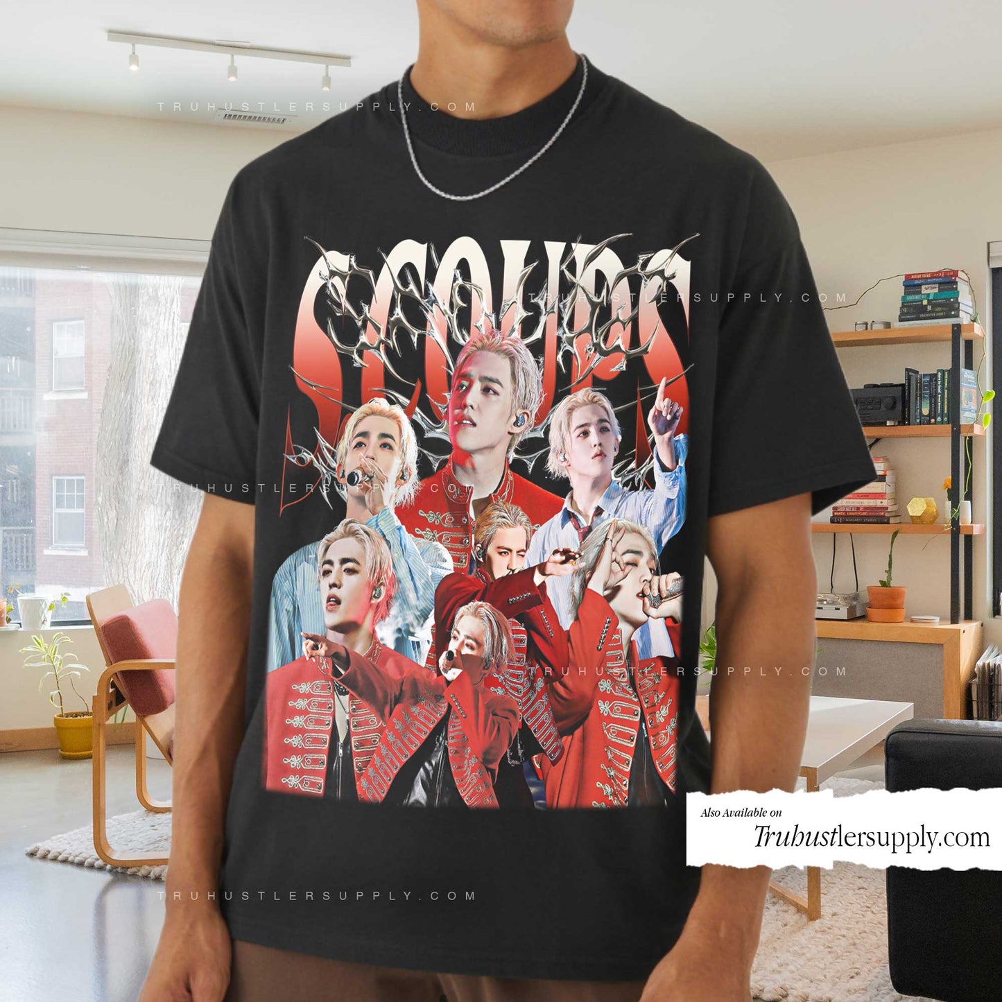S.Coups Seventeen Bootleg Graphic T Shirt