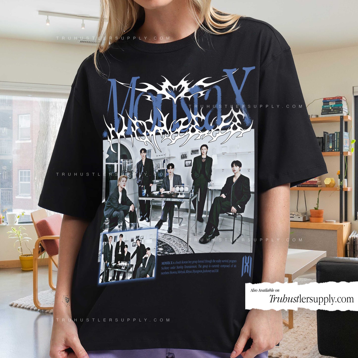 Monsta X Y2K Graphic T Shirt