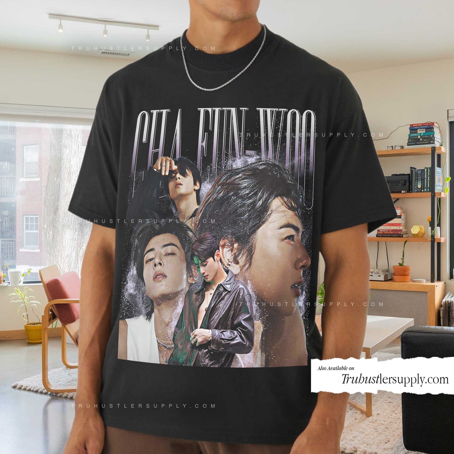 Cha Eun-Woo Astro Bootleg Graphic T-Shirt