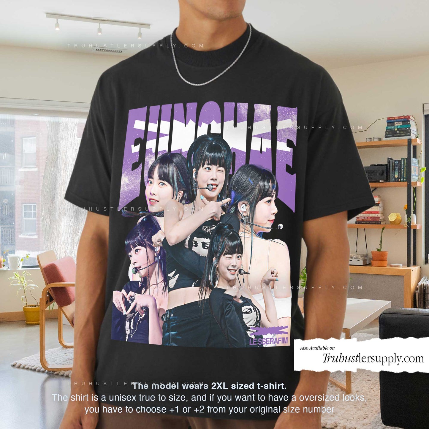 Eunchae Le Sserafim Bootleg Graphic T-Shirt