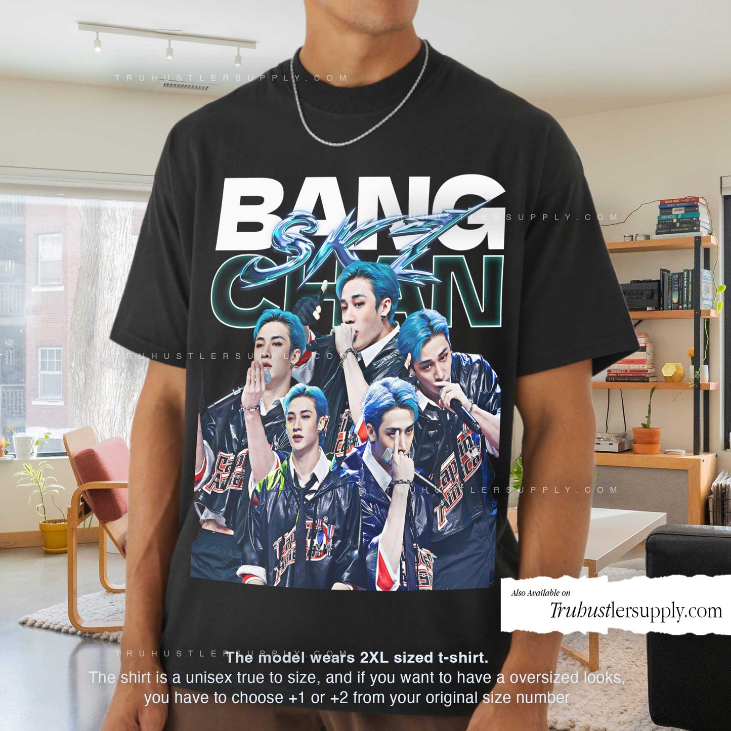 Bang Chan SKZ Bootleg Graphic T-Shirt