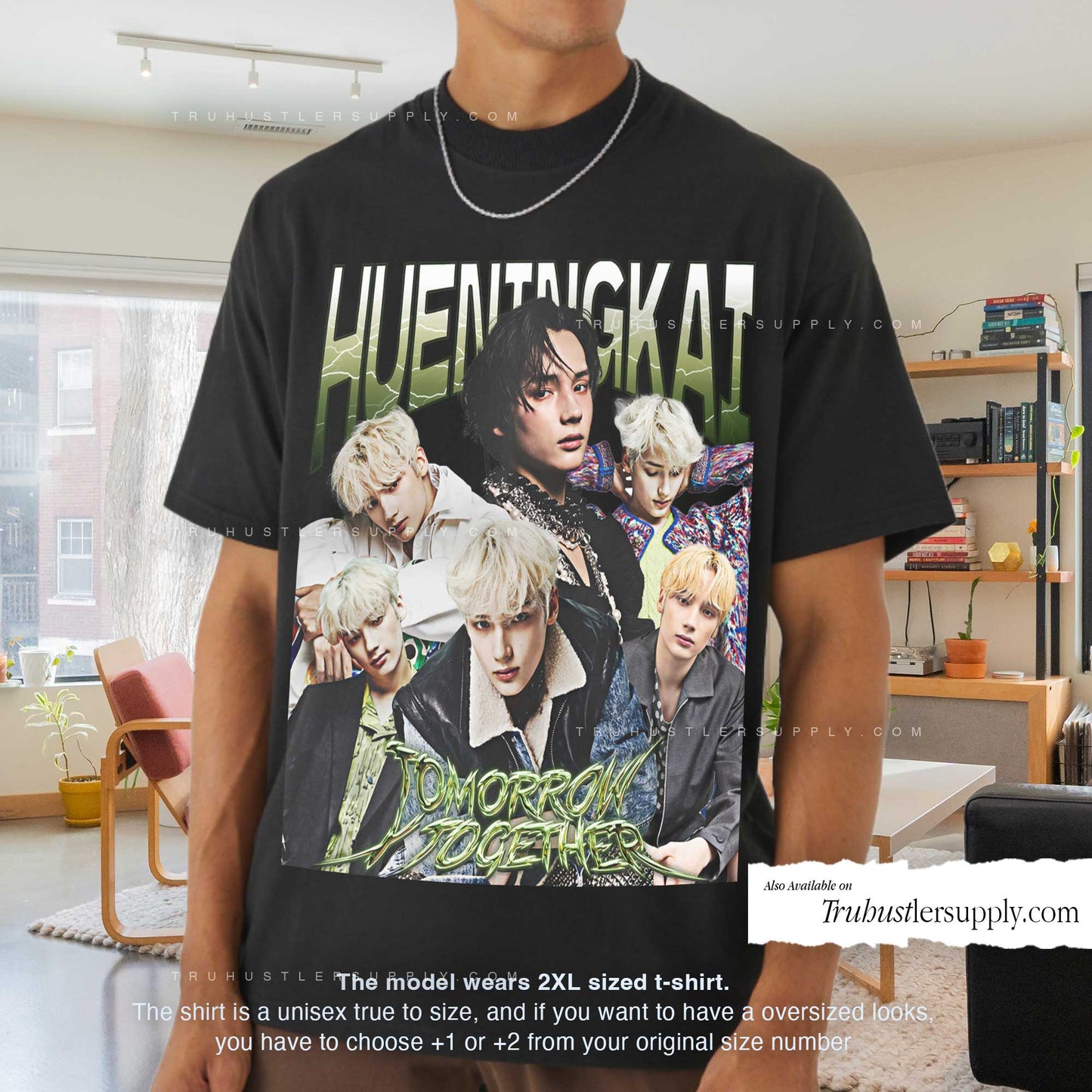 Hueningkai Bootleg Graphic T Shirt