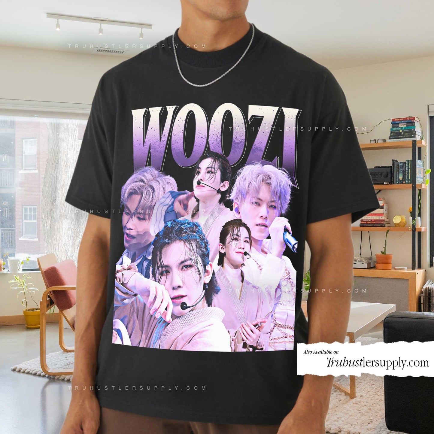 Woozi Seventeen Bootleg Graphic T Shirt