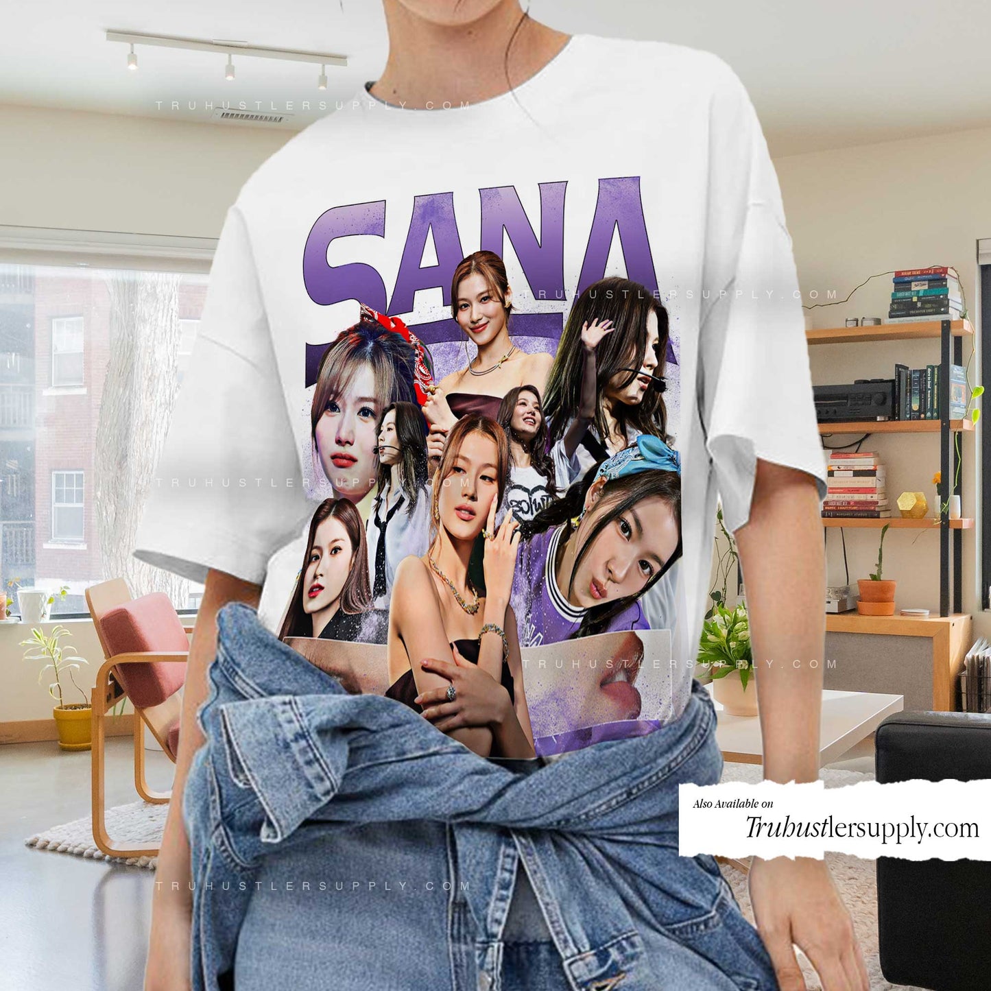 Sana Twice Bootleg Graphic T Shirt
