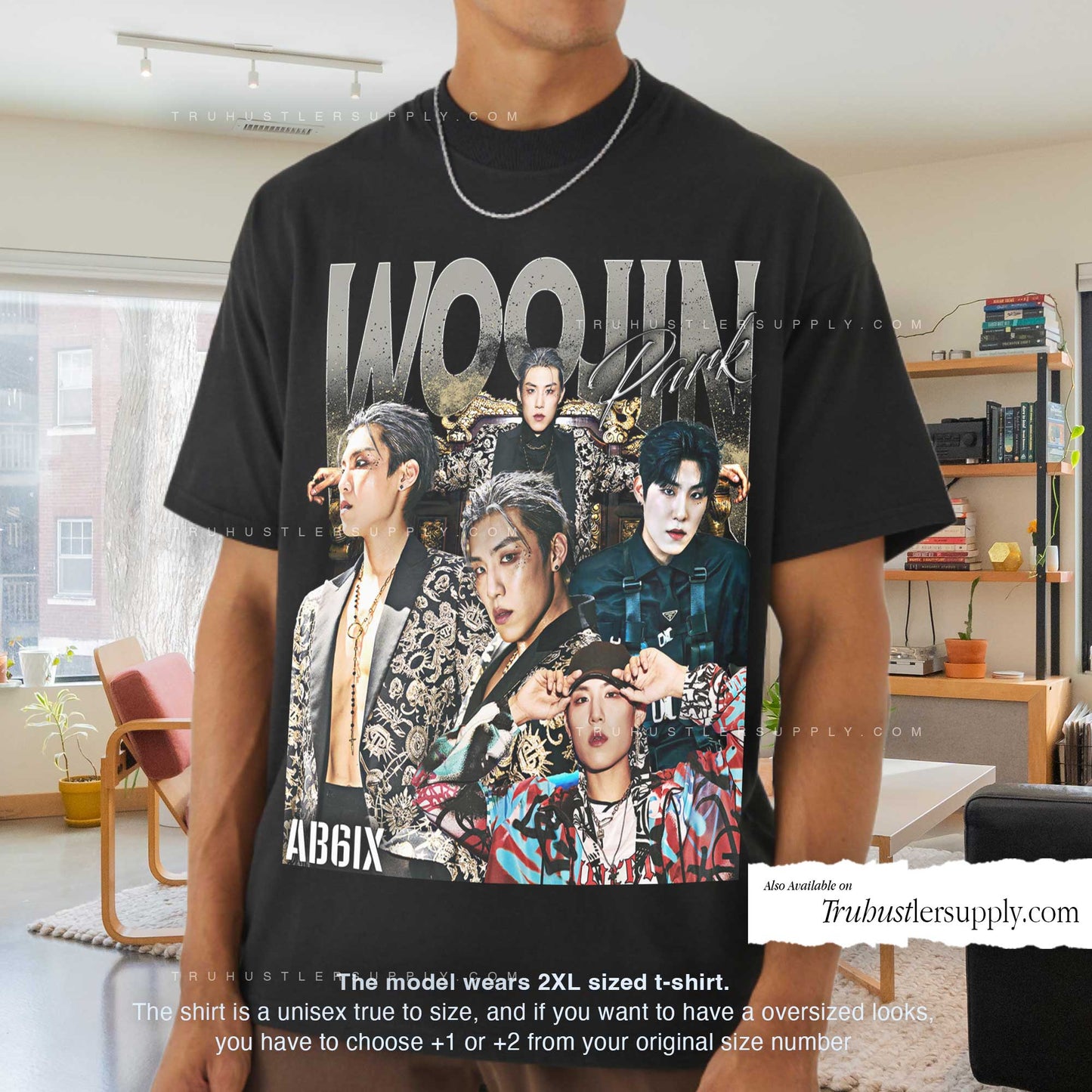 Woojin AB6IX Bootleg Graphic T Shirt