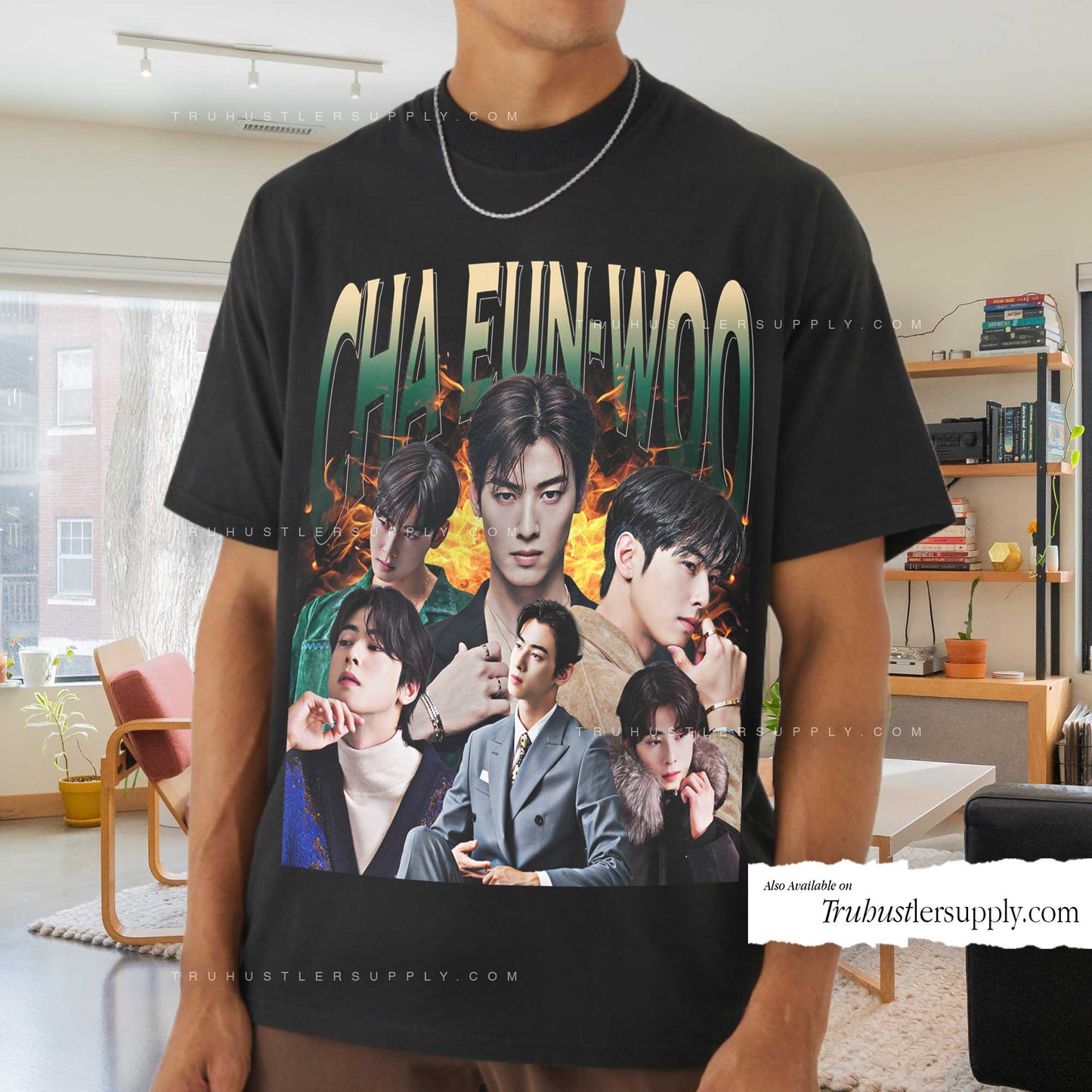 Cha Eun-Woo Astro Bootleg Graphic T-Shirt