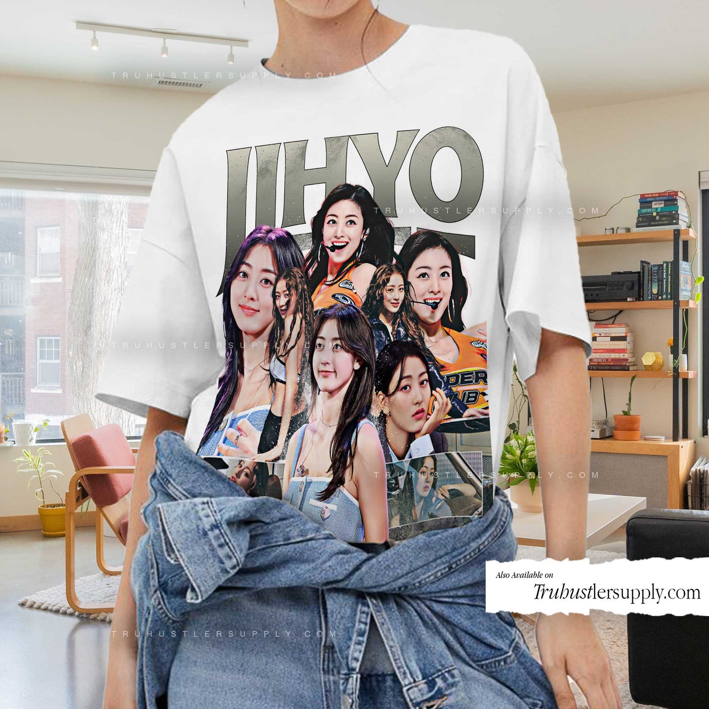 Jihyo Twice Bootleg Graphic T Shirt