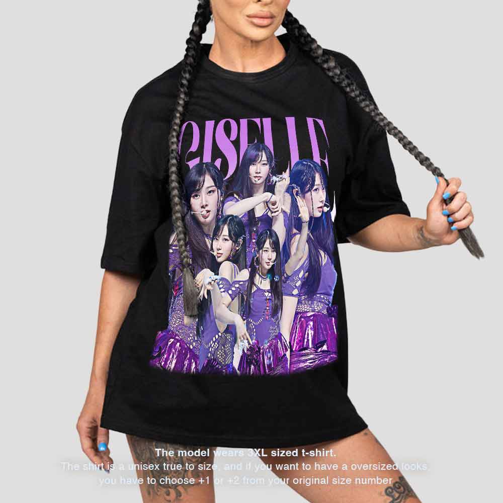 Vintage AESPA Giselle Graphic T-shirt