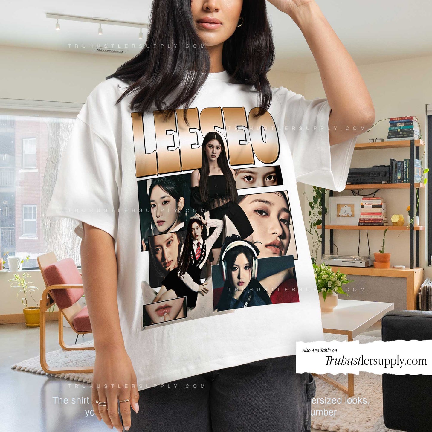 Leeseo IVE Bootleg Graphic T-Shirt