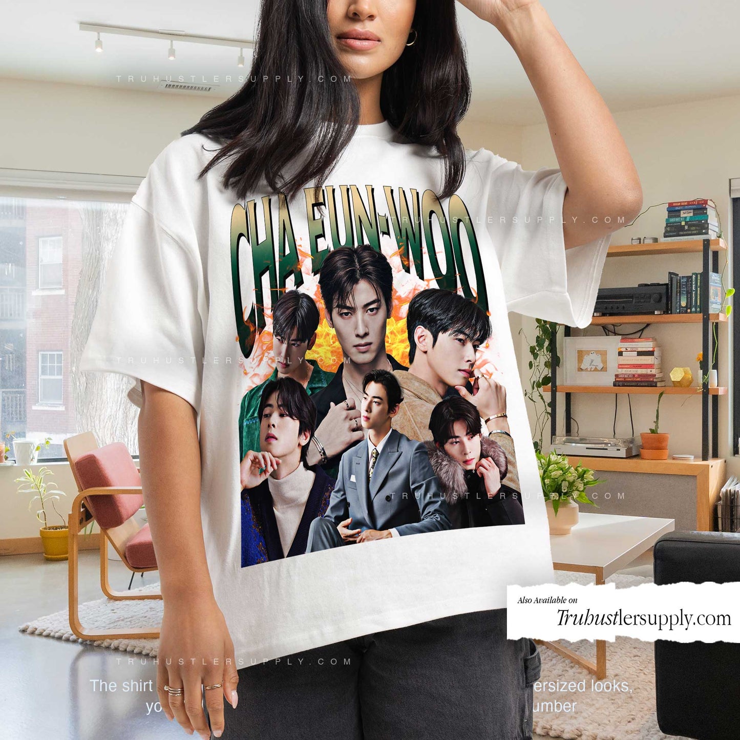 Cha Eun-Woo Astro Bootleg Graphic T-Shirt