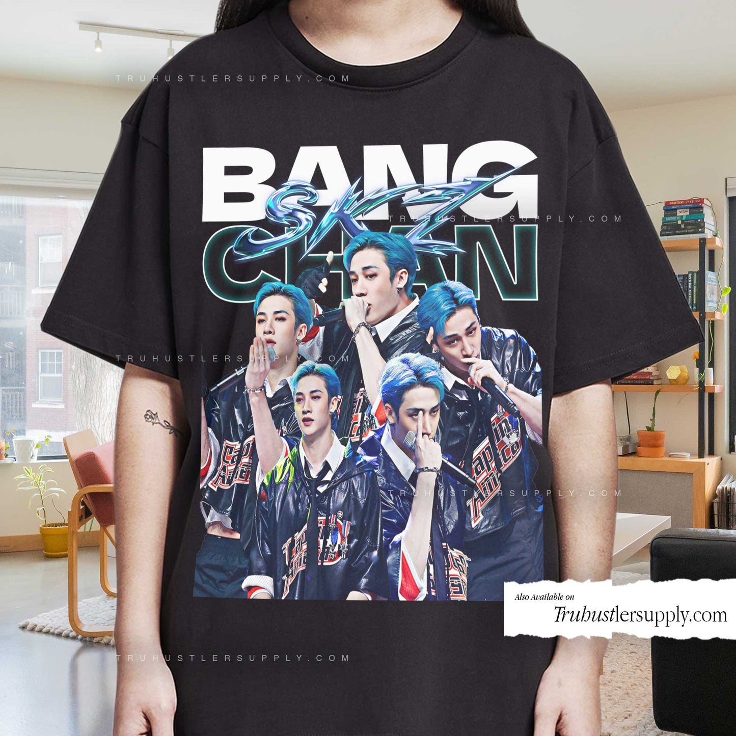 Bang Chan SKZ Bootleg Graphic T-Shirt