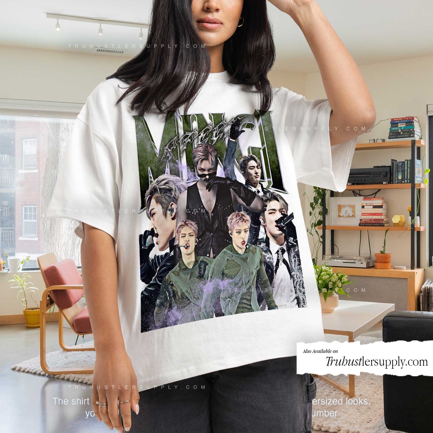 Mingi Ateez Bootleg Graphic T-Shirt