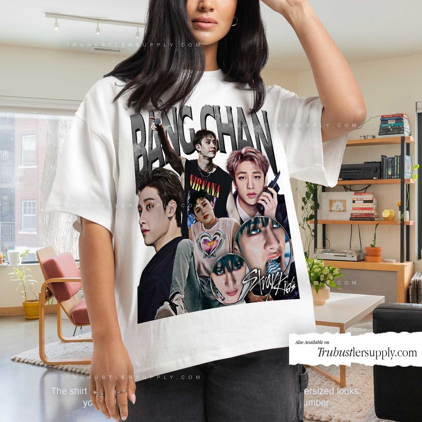 Bang Chan SKZ Bootleg Graphic T Shirt