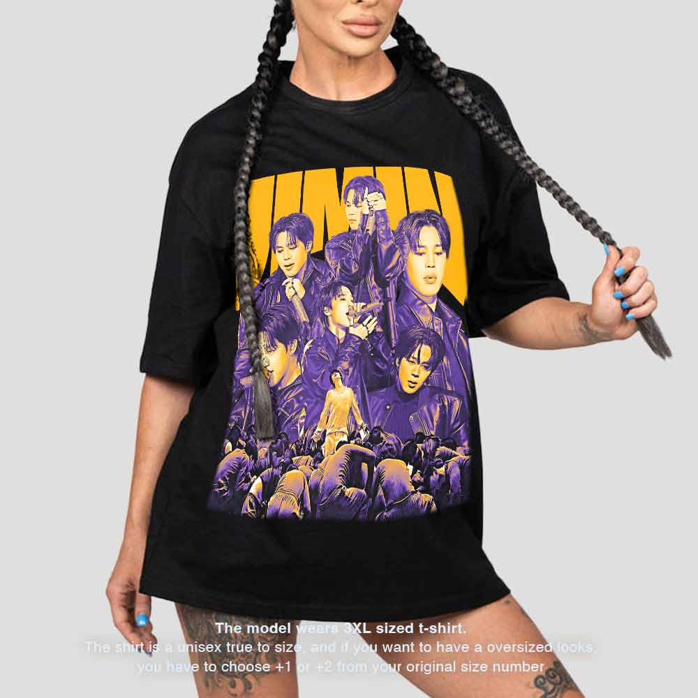 Vintage Jimin Aesthetic Graphic Tshirt