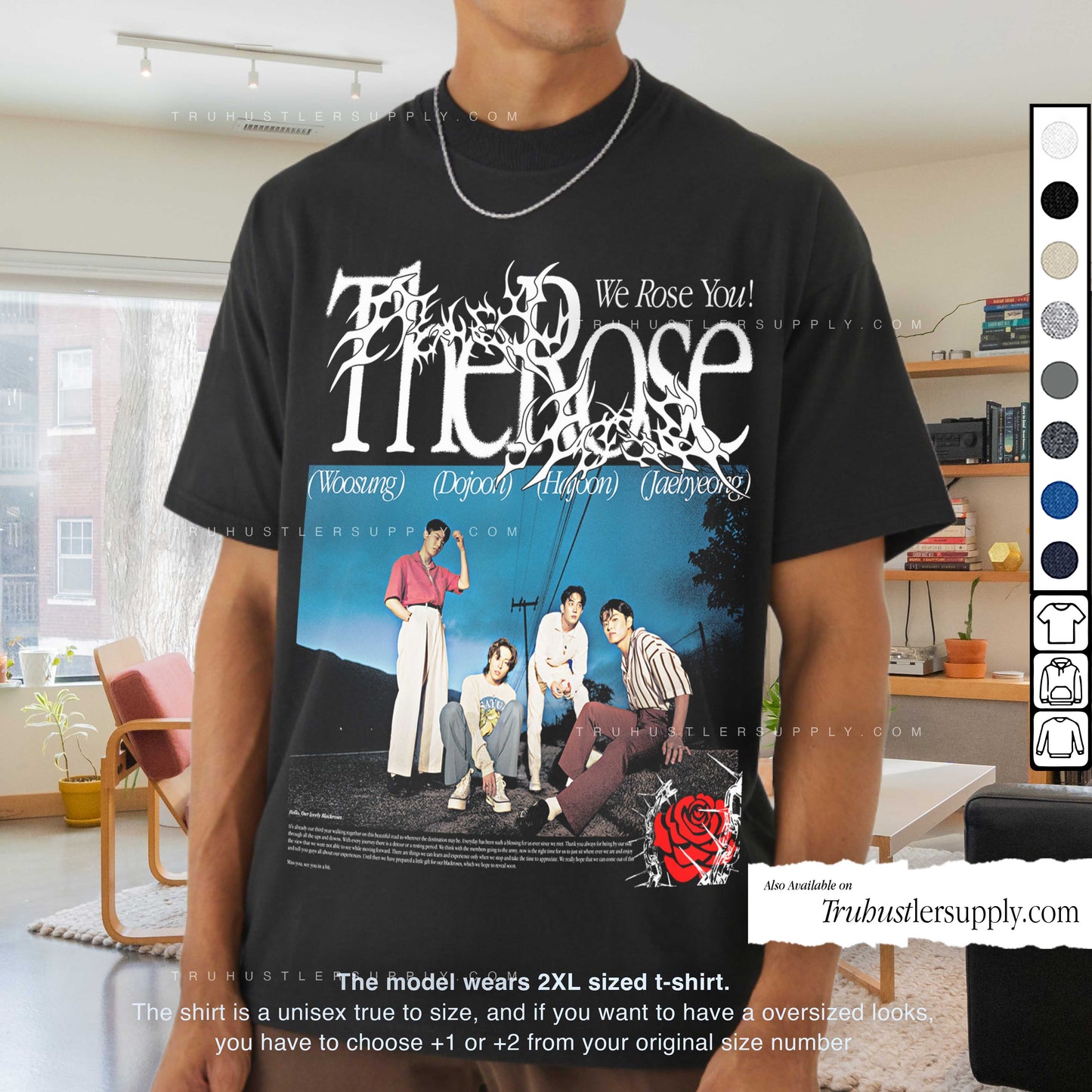 The Rose Y2K Graphic T Shirt