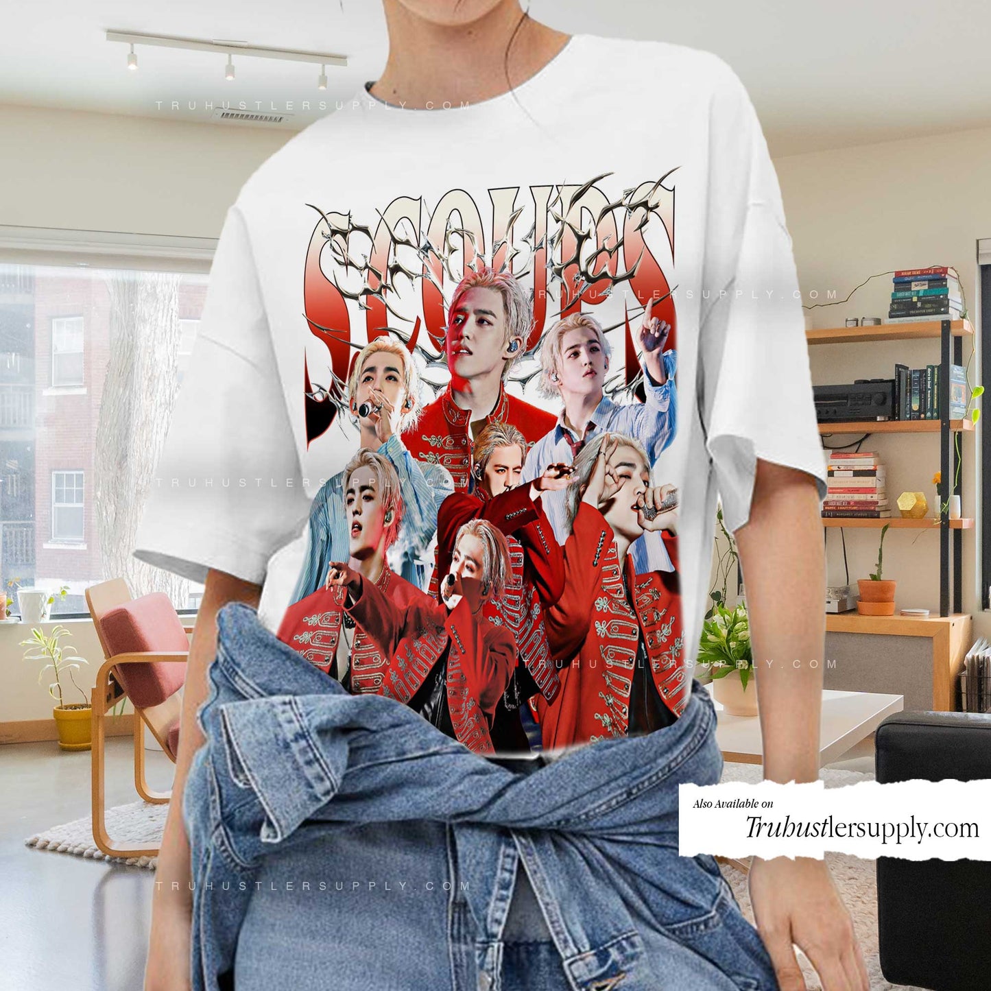 S.Coups Seventeen Bootleg Graphic T Shirt