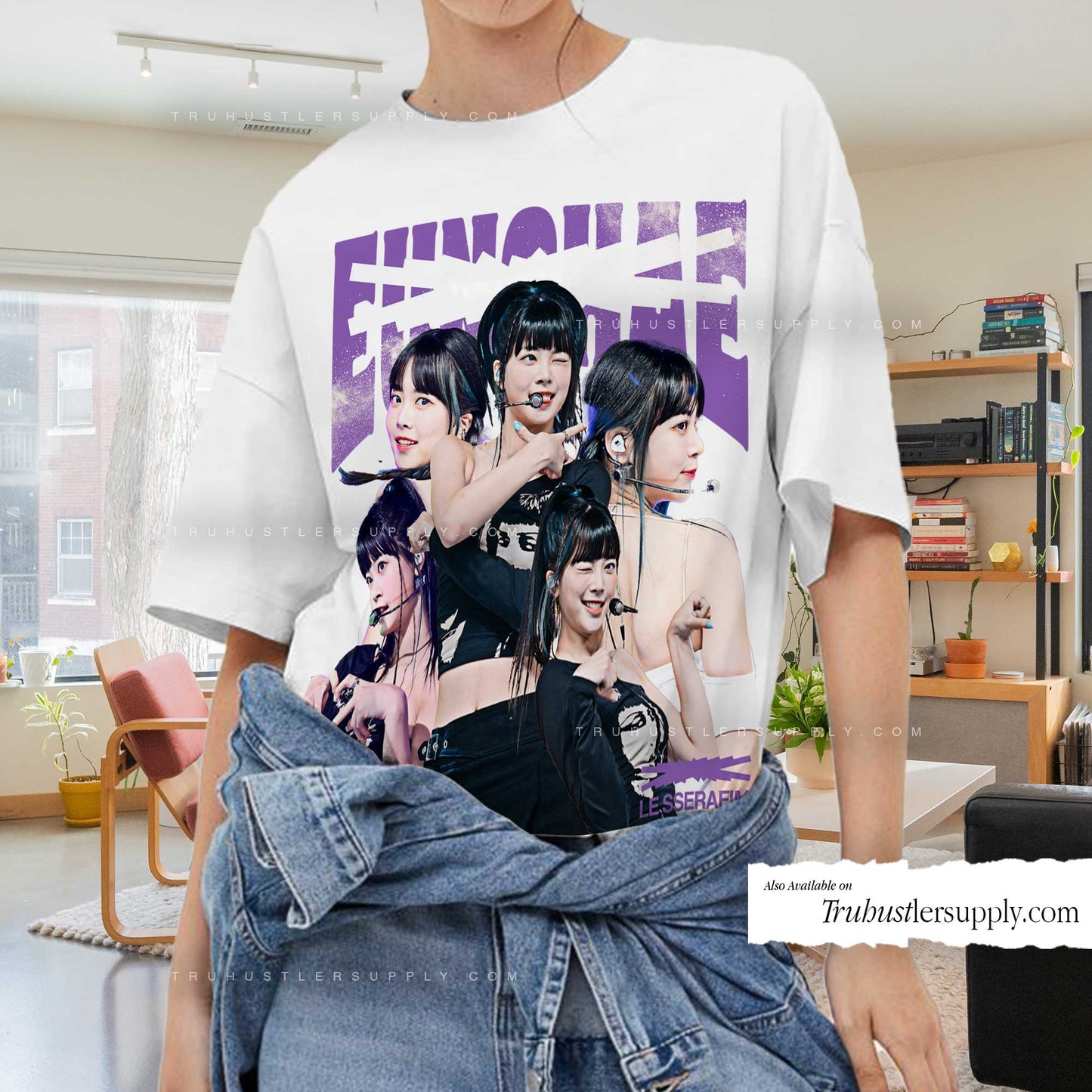 Eunchae Le Sserafim Bootleg Graphic T-Shirt