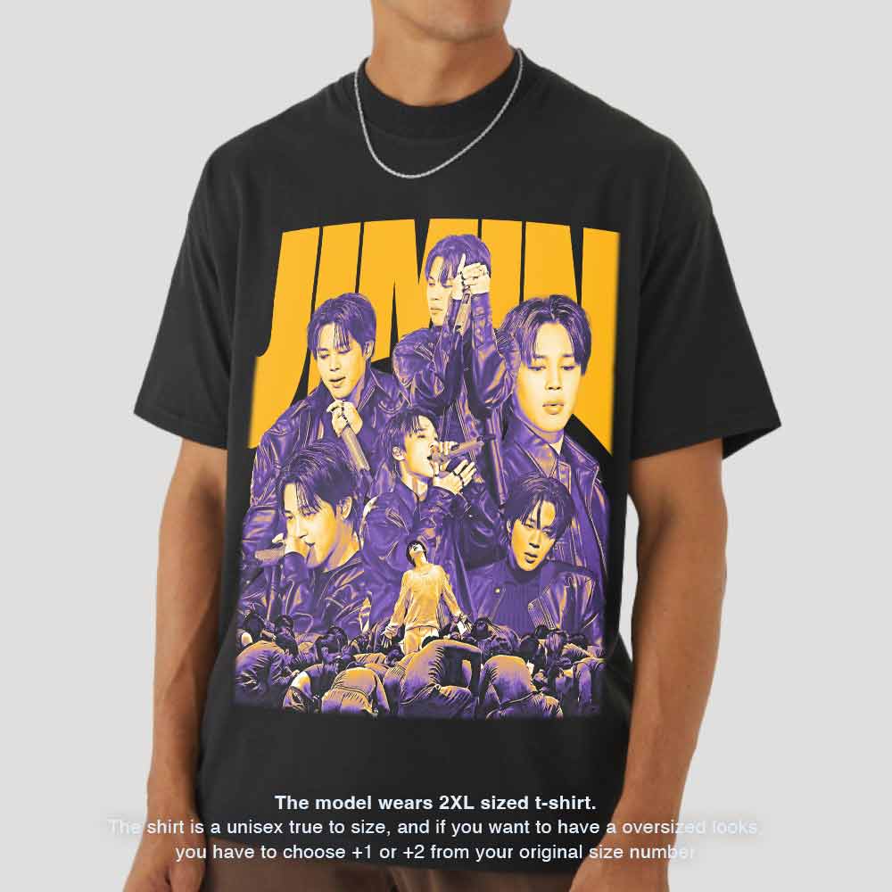 Vintage Jimin Aesthetic Graphic Tshirt