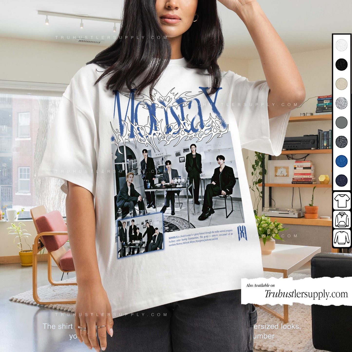Monsta X Y2K Graphic T Shirt
