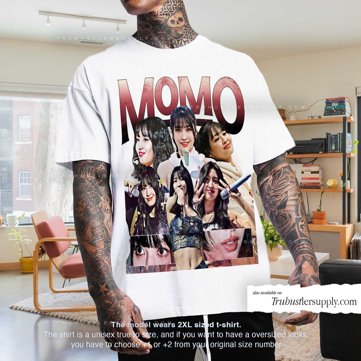 Momo Twice Bootleg Graphic T Shirt