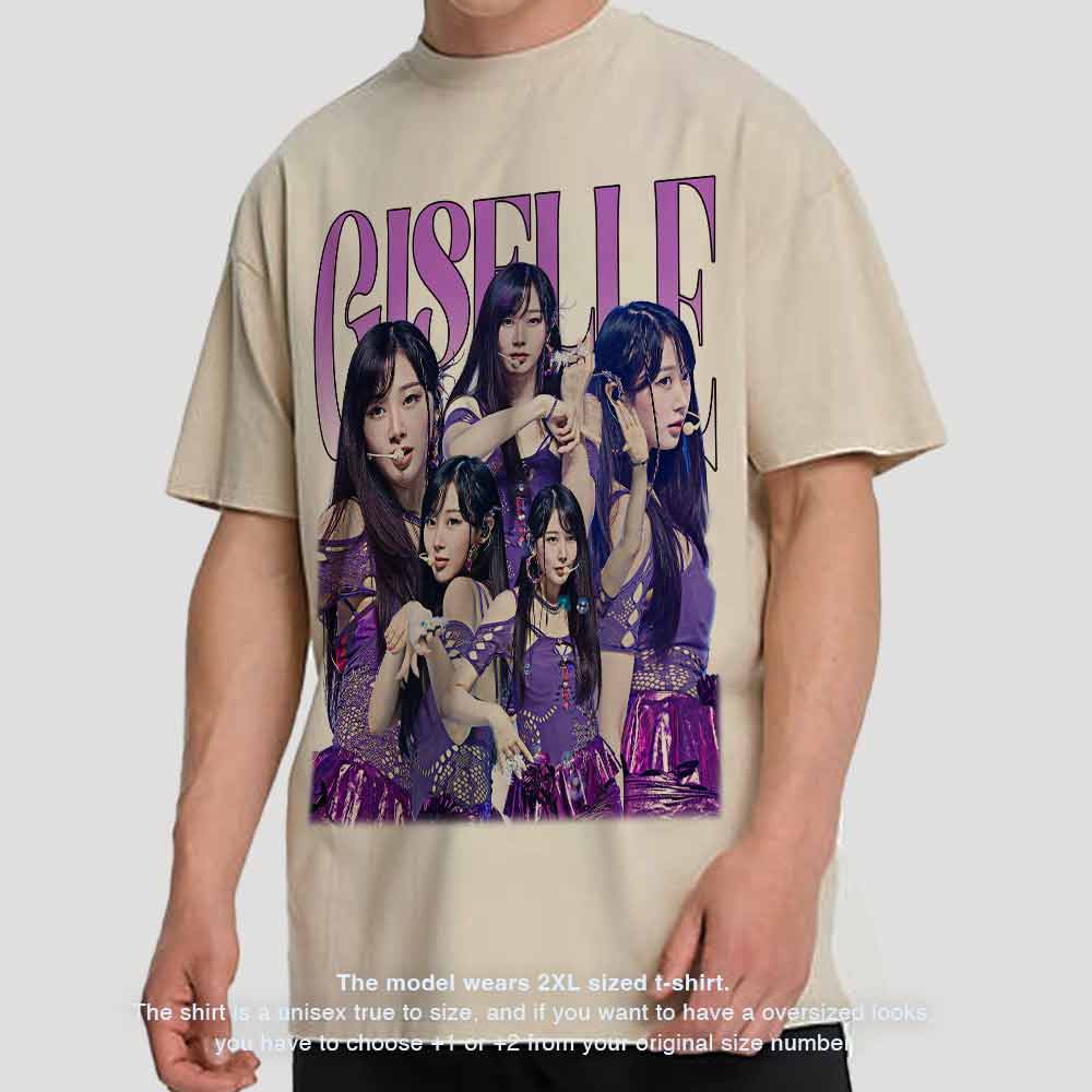 Vintage AESPA Giselle Graphic T-shirt