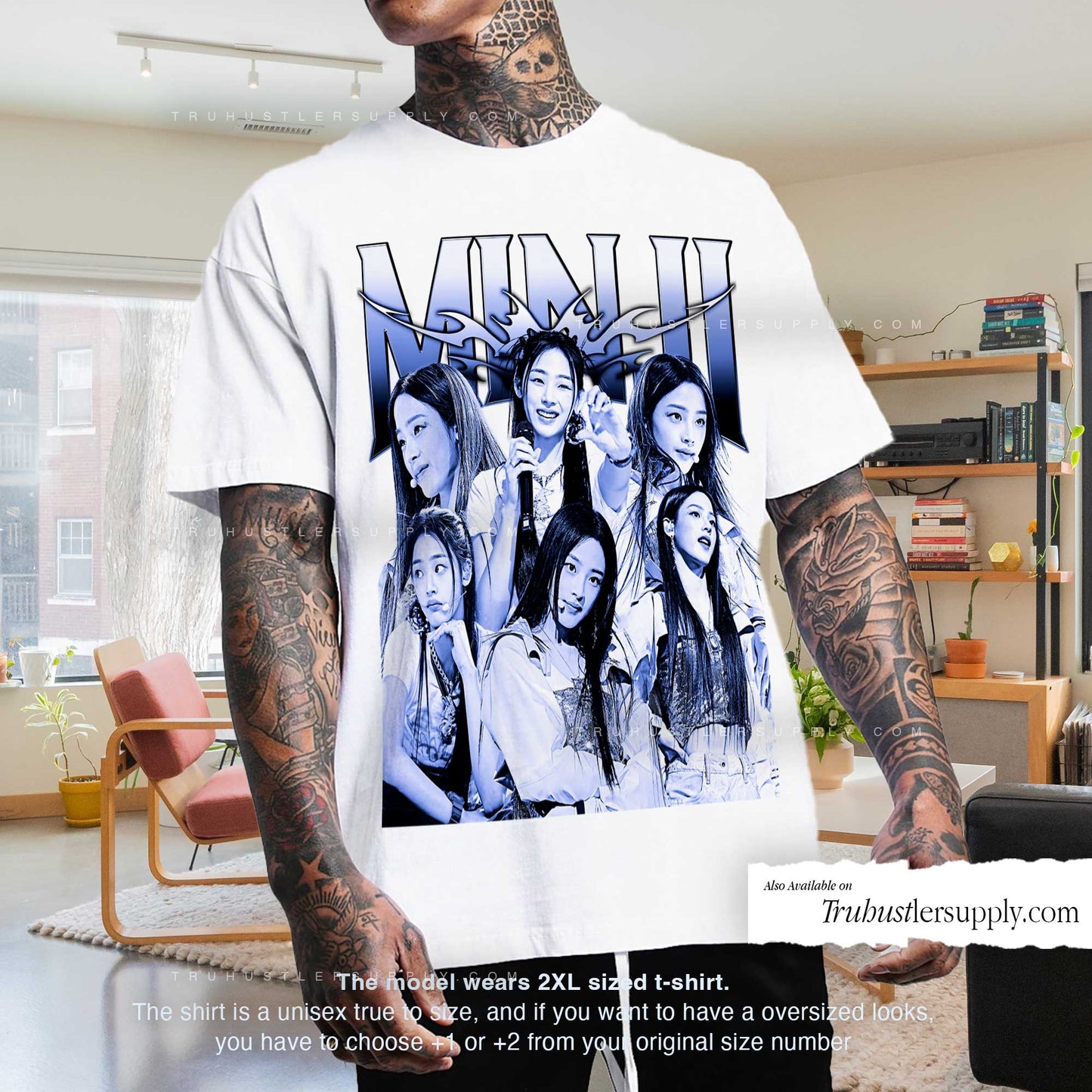 Minji NewJeans Graphic T Shirt