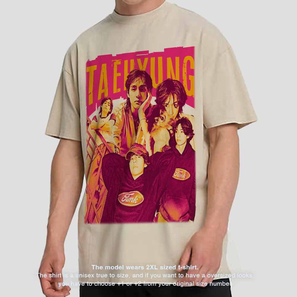 Vintage Taehyung Aesthetic Graphic Tshirt