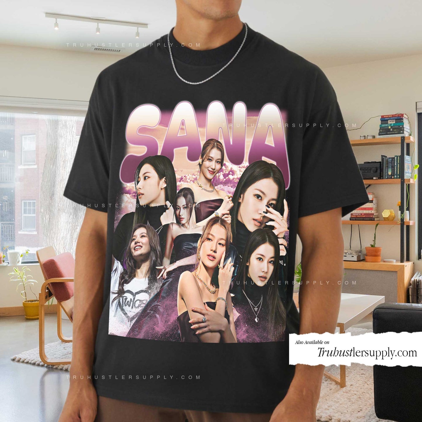 Sana Twice Bootleg Graphic T Shirt