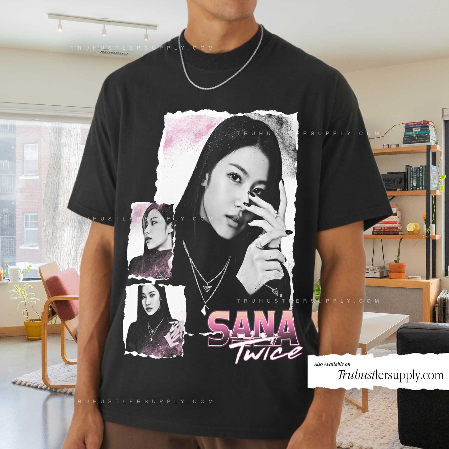Sana Twice Bootleg Graphic T Shirt