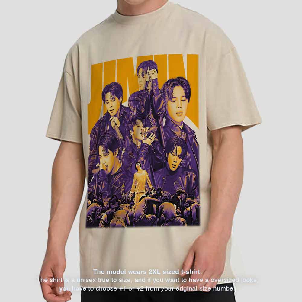 Vintage Jimin Aesthetic Graphic Tshirt
