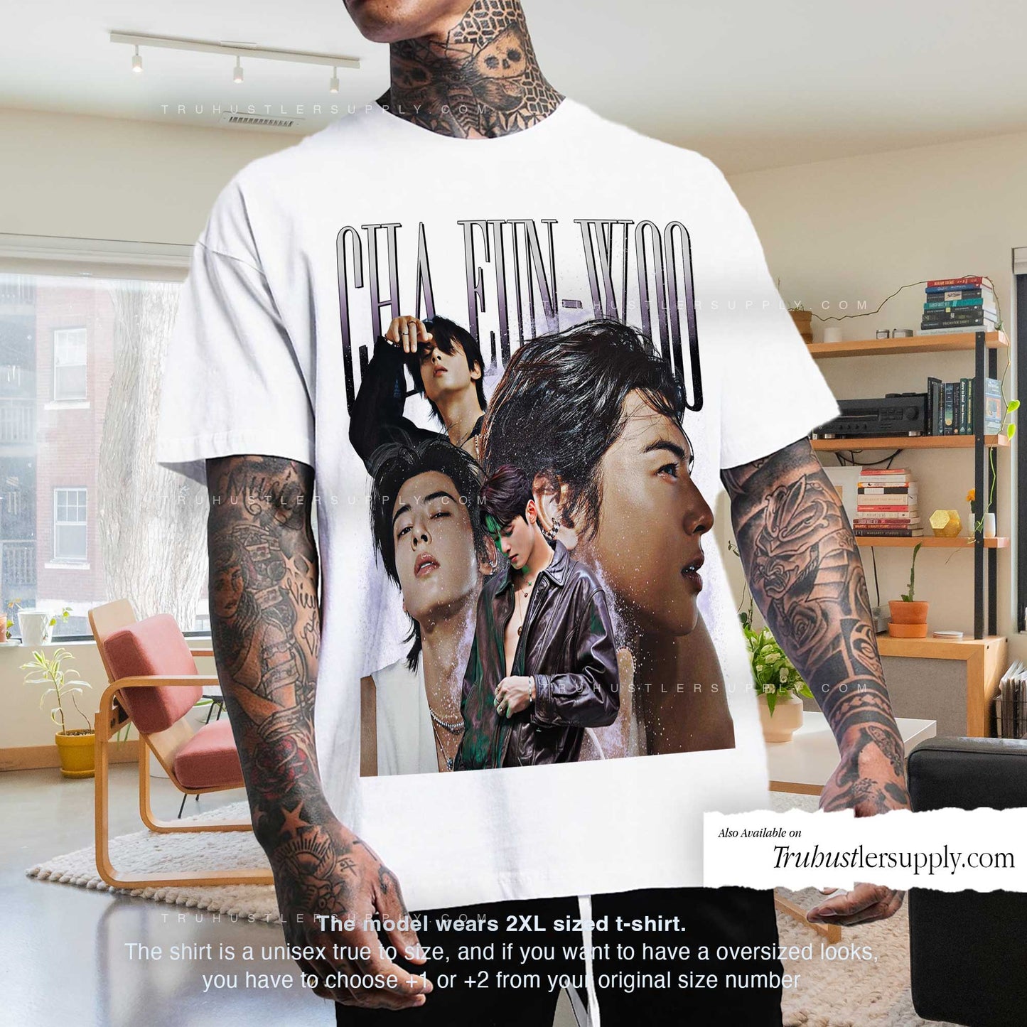 Cha Eun-Woo Astro Bootleg Graphic T-Shirt