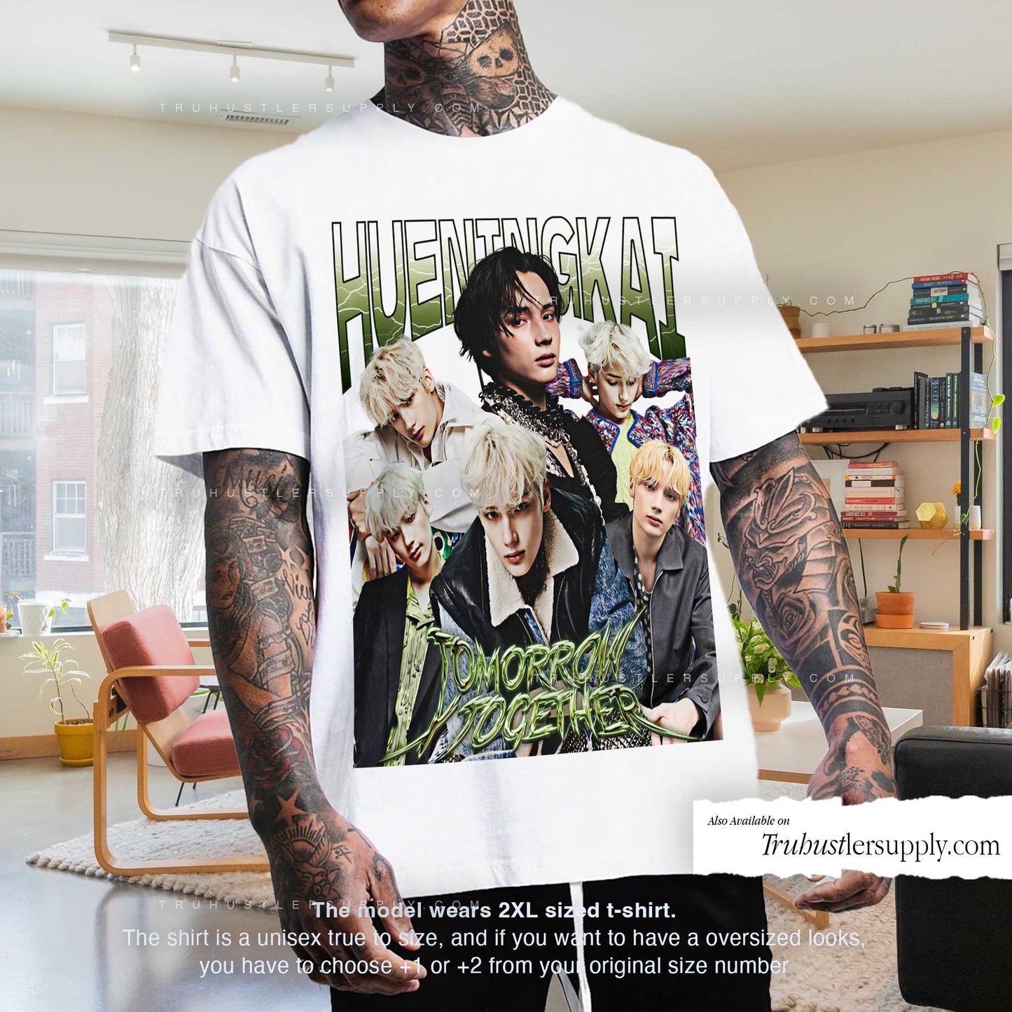 Hueningkai Bootleg Graphic T Shirt