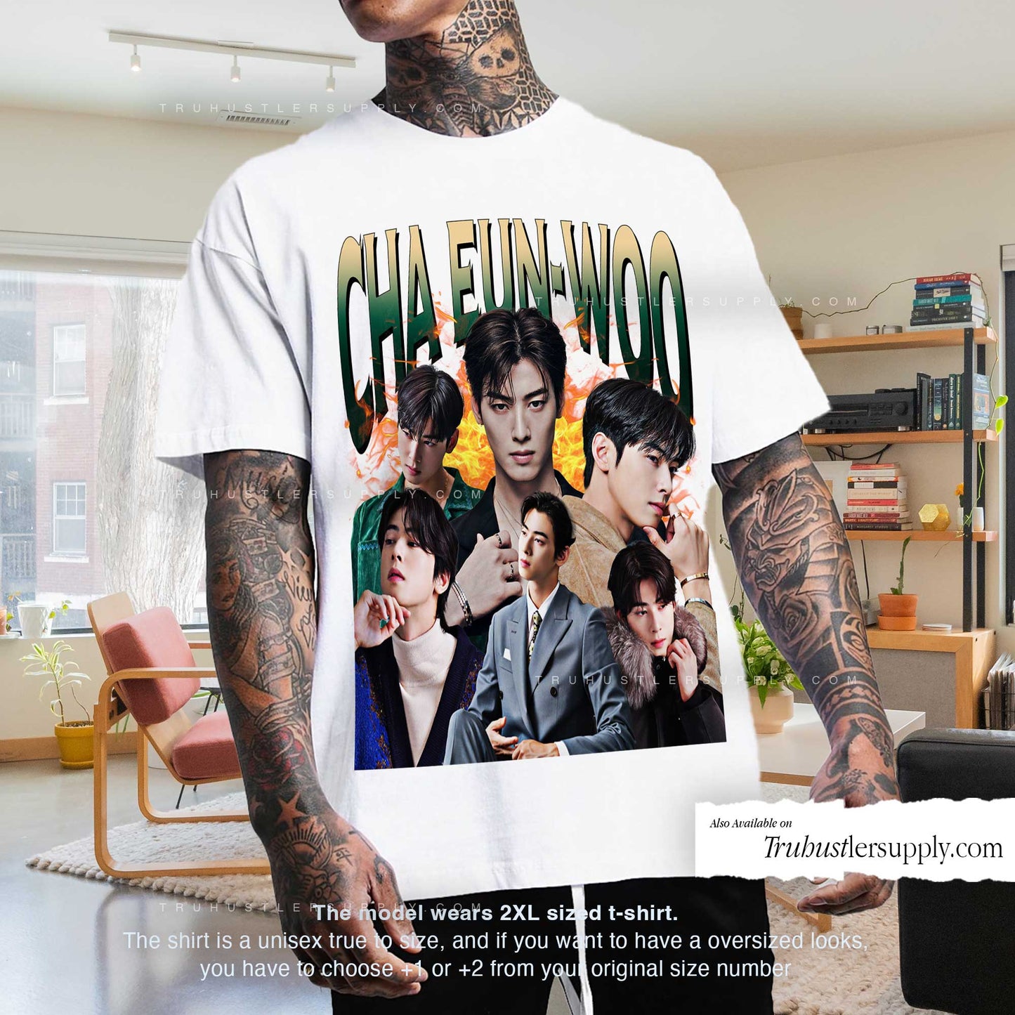 Cha Eun-Woo Astro Bootleg Graphic T-Shirt
